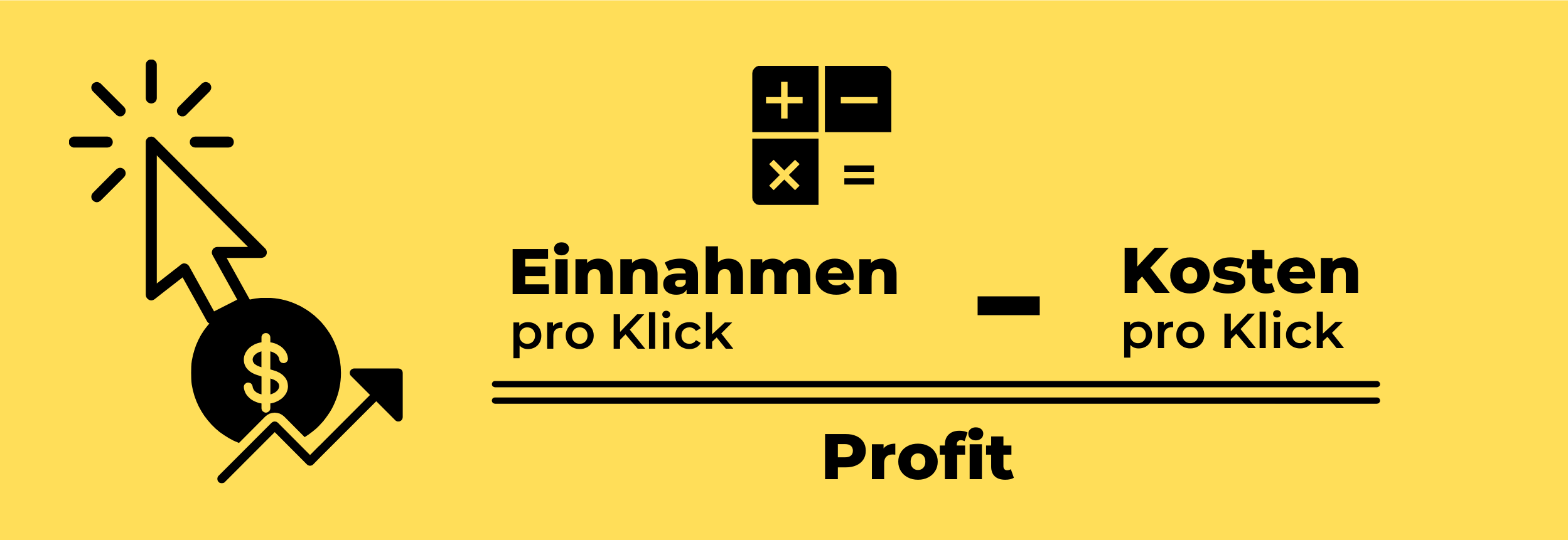 Einnahmen pro Klick Profit