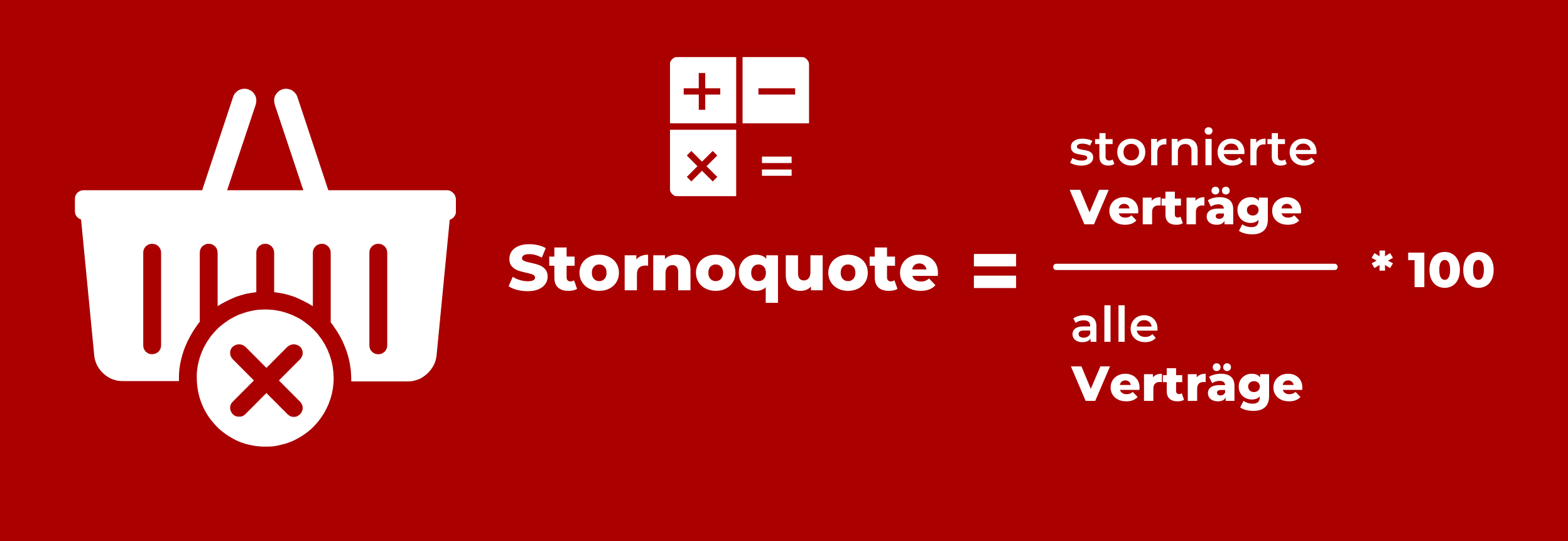 Stornoquote berechnen